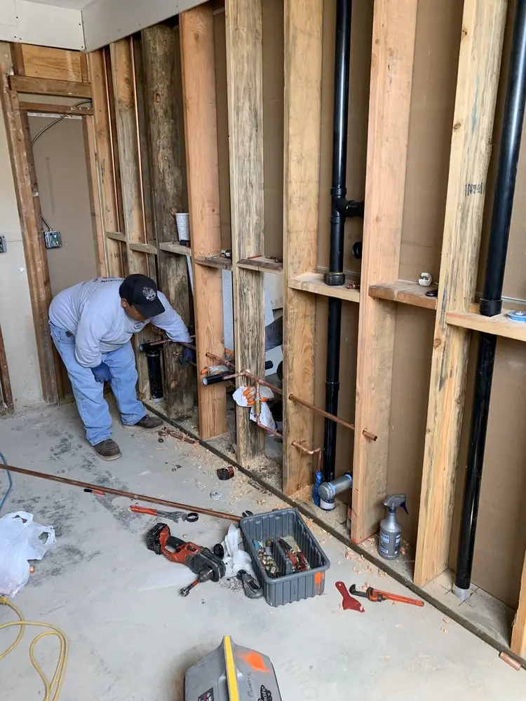 Commercial rough-in plumbing for Water Heater Replacement in Flagler Beach